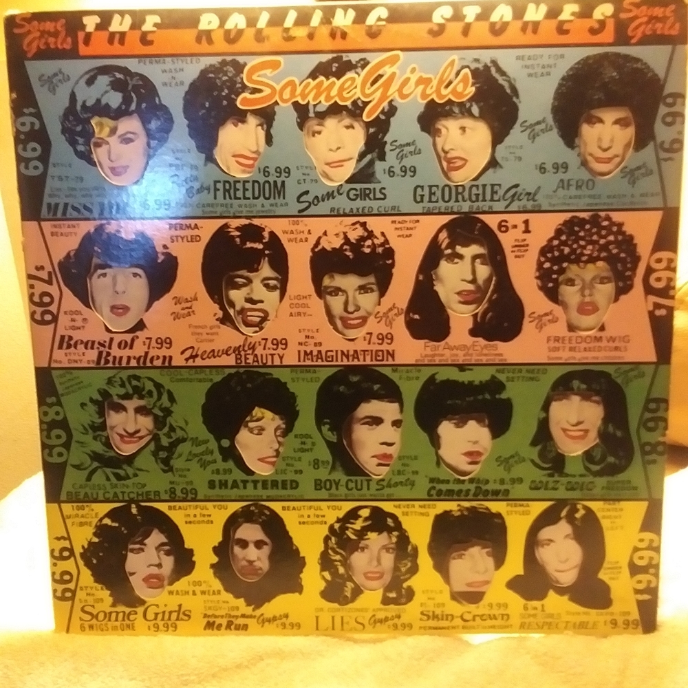 Rolling Stones Some Girls original vinyl album, banned version
